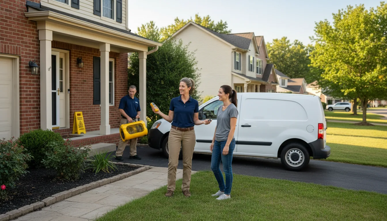 Water restoration image for Flood Water Cleanup, Removal And Restoration Services in Troy, IN